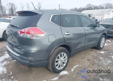 2015 Nissan Rogue S from USA, damaged, VIN KNMAT2MV6FP547416